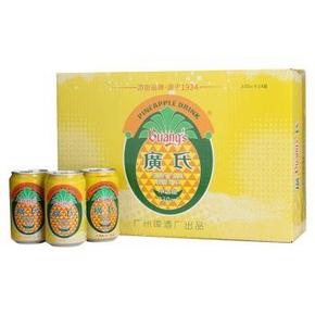 Guang’s 广氏 菠萝麦芽味碳酸饮料 330mlx24罐x2箱 79.8元包邮(109.8-30)