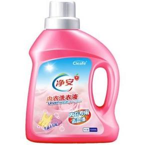 净安(Cleafe) 内衣洗衣液1000ml 12.4元(24.9，199-100)
