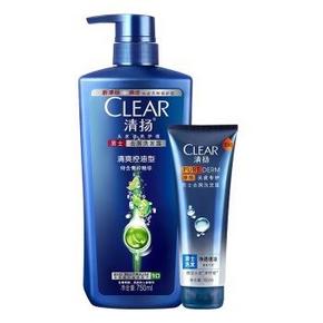 手机端：清扬(CLEAR) 男士控油平衡洗发露750ml+净透清凉180ml 38.1元