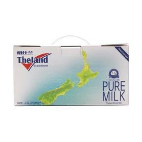 新西兰 进口牛奶 纽仕兰 全脂牛奶 250mlx10礼盒装 29.5元(59，199-100)