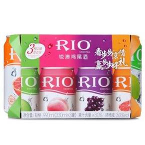 手机端：RIO 锐澳 鸡尾酒330mlx 3罐装x7件 82.9元(102.9-20)