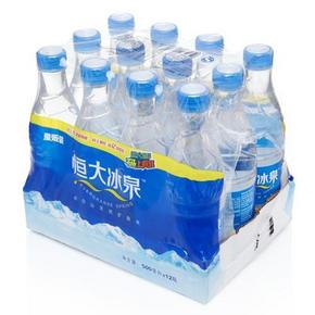 华南福利# 恒大冰泉 长白山矿泉水500mlx12瓶 14.9元