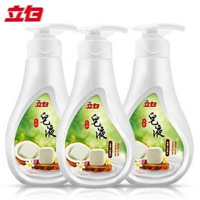 手慢无# 立白天然皂液500g*3瓶  12元(6定金+6尾款)