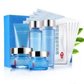 手机端：美肤宝(MEIFUBAO) 水份源保湿特惠礼盒+赠面膜5片 99元包邮