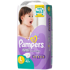 Pampers 帮宝适 日本紫版纸尿裤 L42片 89.7元(3包269元)