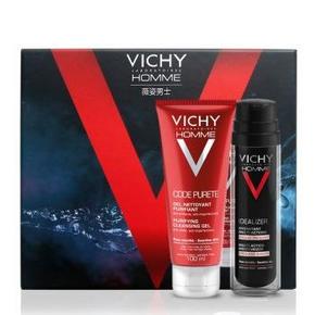 手机端：VICHY 薇姿 男士护肤礼盒+男士洁面啫喱100ml 138元包邮(218-80)