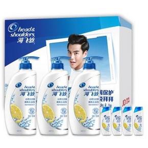 海飞丝 清爽去油洗发水750ml*3瓶+80ml*4瓶 139元包邮