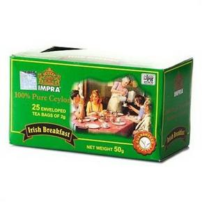 斯里兰卡进口 英伯伦 Impra 爱尔兰早茶 2gx25袋 9.9元