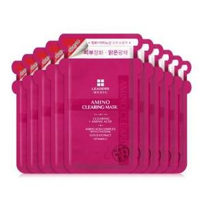 LEADERS 丽得姿 美蒂优氨基酸清透保湿面膜10片 折35.6元(69，199-100)