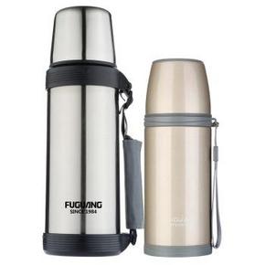 富光 真空不锈钢保温壶套装1000ml+360ml  69元