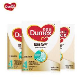 Dumex 多美滋 精确盈养 4段儿童配方奶粉400gx3盒 108元包邮