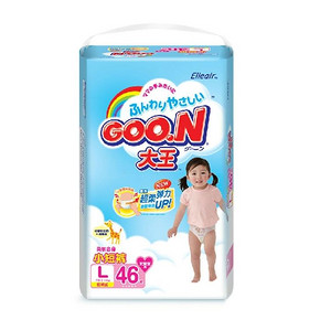 GOO.N大王 婴幼儿拉拉裤女宝L46片 72元(3件起售)