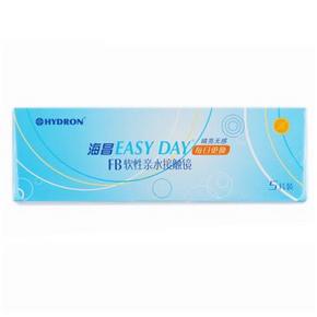 白菜价# 海昌 EASYDAY 睛亮无感隐形眼镜日抛 5片装 4.9元包邮(9.9-5券)