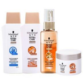 施华蔻 羊绒脂体验装(洗发露50ml+洗发露50ml+发膜50ml+营养水50ml) 10元