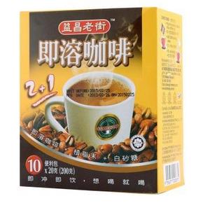 马来西亚进口# 益昌老街 即溶咖啡200g 折5元(10，199-100)