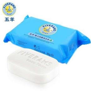 FIVERAMS 五羊 婴儿抑菌洗衣皂80g 1元