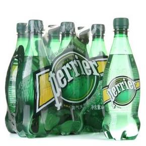 法国进口# Perrier 巴黎水 天然含气矿泉水500ml*6瓶 折17.3元(满减+买1赠1)
