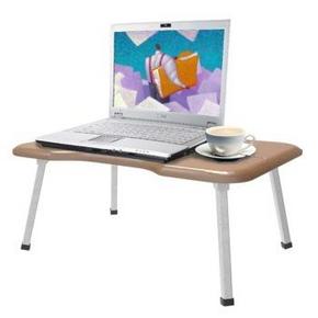 双箭  SJ-1007 日式懒人床上可折叠书桌 竹木纹色 9.9元