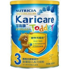 可瑞康(karicare) 金装幼儿配方奶粉 3段900g 新西兰进口 折95元(190买2付1)