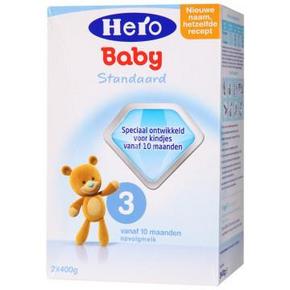 华东：Hero baby 荷兰美素 婴儿配方奶粉 3段800g 49元