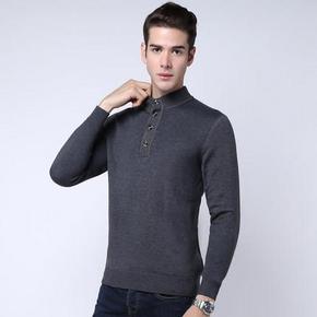 百绒 男士加绒保暖毛衫 19.9元包邮(59-39.1)