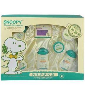 SNOOPY 史努比 洗沐护肤礼盒 婴儿洗护7件套 99元包邮(可199-100)