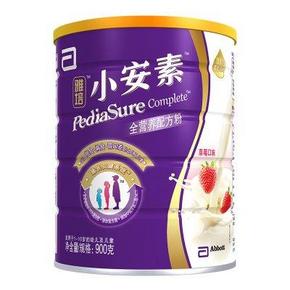雅培(Abbott)小安素 全营养配方粉 草莓味900g罐装 109元包邮