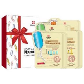 手机端# 丽得姿 天丝净透美肌超值礼盒 面膜28片+赠品 119元包邮(219-100)