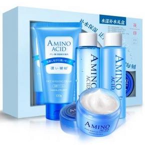 花印 护肤礼盒 洁面120g+化妆水 95ml+乳液95ml+爆水面膜110g 99元包邮(199-100)