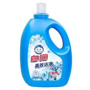 白猫 高效洁净 清新花香洗衣液3kg  14.9元