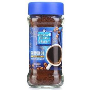 麦斯威尔 速溶香醇咖啡100g 18元(33，99-45)