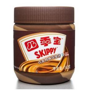 SKIPPY 四季宝 巧克力花生酱 340g 折11.8元(满减+券)