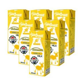 Globemilk 荷高 香草味牛奶 调制乳200ml x6瓶 6.6元