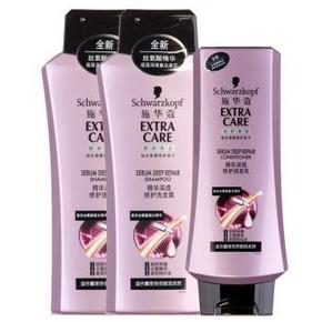 施华蔻 精华深透洗护套装 洗发露400mlx2+润发乳200ml 79元包邮