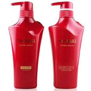 TSUBAKI 丝蓓绮 红椿洗发水500ml+护发素500ml 折50元(99，199-100)