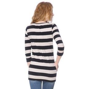 cachecache 经典条纹针织中长款休闲服 19.9元包邮(29.9-10)