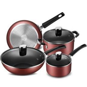 ASD爱仕达 WGE04TNJC-R 电磁炉通用 新不粘四件套锅  199元（399-200）