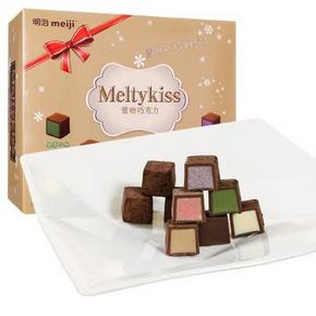 Meiji 明治 雪吻巧克力 6种口味礼盒装 390g 79元(日常138)