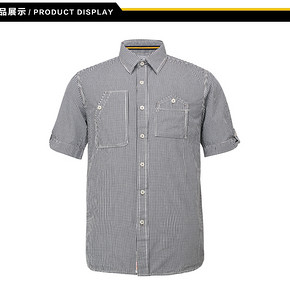 CAT/卡特专柜同款CB1MSSSS294A01 男装短袖衬衣 29元(79-50券)