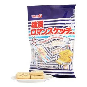 日本进口# takara 宝物菓子 横滨奶油味夹心饼干 200g/袋  折5元(9.9，买1送1)