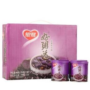手机端：银鹭 好粥道 紫薯紫米八宝粥200gx12罐 19.8元