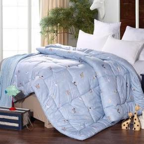 艾维 暖洋洋加厚羊毛被冬被子 双人200x230cm 折80元(159，199-100)