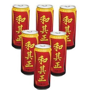 和其正 凉茶480ml*4+赠2罐 9.9元(约1.7元/瓶)