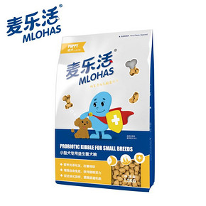 白菜价# 麦乐活 小型犬天然狗粮 通用型1500g 9.9元包邮(19.9-10券)