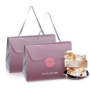 明星同款# 台湾糖村 牛轧糖原味 250gX2盒 台湾直供 65元包邮(日常99)