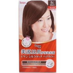 美源 丝质护发染发霜8C 亮铜金色（40g+60ml）盒  9.9元