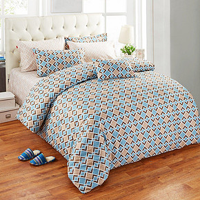 Cozzy 蔻姿 高支高密全棉斜纹四件套 达拉斯 220cm*240cm 199元包邮