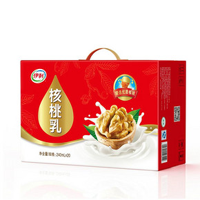 伊利新品 核桃乳240mlx20盒 29.9元包邮