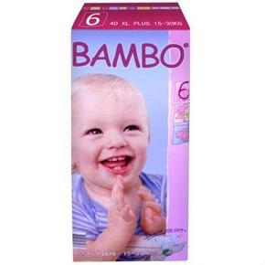 班博(BAMBO) 绿色生态 婴儿纸尿裤 6号 XL40片 59元