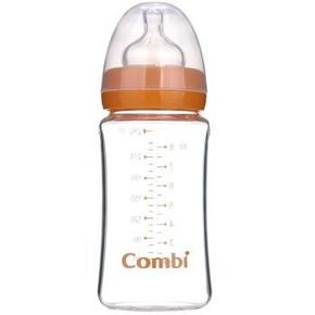 手慢无# Combi 康贝 宽口玻璃奶瓶240ml 9.9元(日常50+)